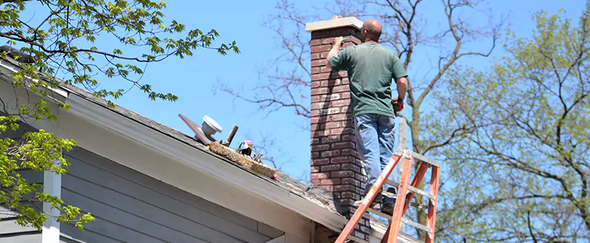 Vinyl and PVC Chimney Flashing Installation in Austintown, OH