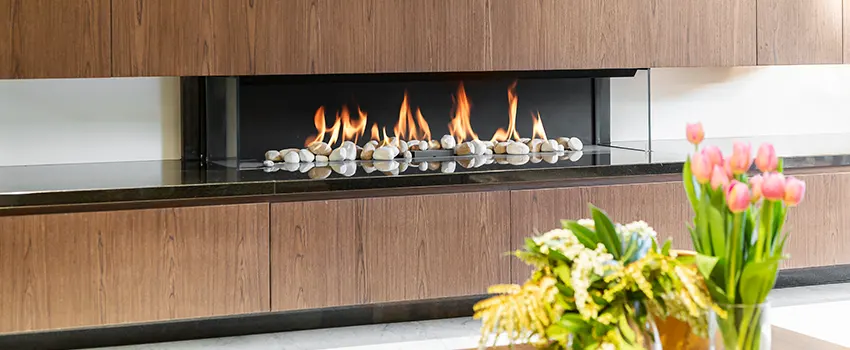 Double-height Fireplace Design Refurbishment in Austintown, Ohio