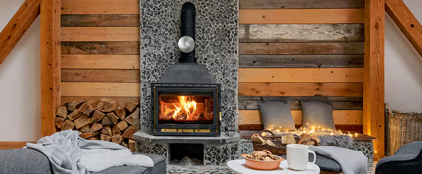 Thelin Hearth Products Direct Vent Gas Stove Fireplace Inspection in Austintown, Ohio